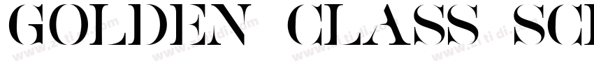 Golden Class Script字体转换